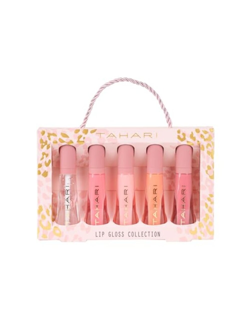 5-Piece Shimmery Lip Gloss Set Long-Lasting Non-Sticky High Shine Gift
